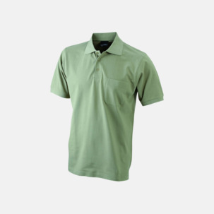 Fickförsedda pikétröjor med reklamtryck