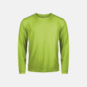 Sport t-shirts med långa ärmar för män - med reklamtryck