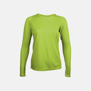 Sport t-shirts med långa ärmar för kvinnor - med reklamtryck