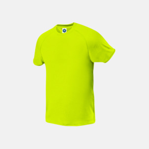 Funktions t-shirts i herr- & dammodell med reklamtryck