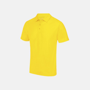 Färgglada pikétröjor med reklamtryck