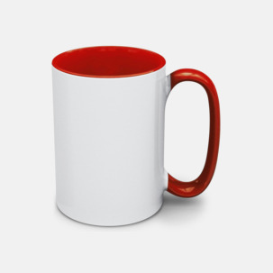 Stengodsmuggar med valbar färg på insidan