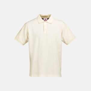 Arbetspikétröjor i herr- och dammodell med reklamtryck