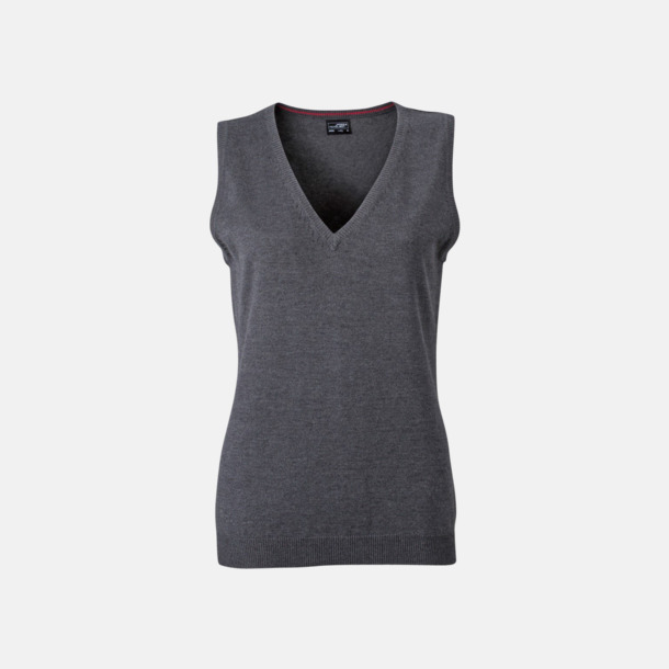 Anthracite Melange Pullovers med eget tryck