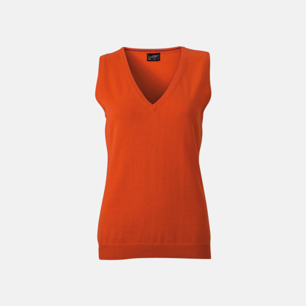 Dark Orange Pullovers med eget tryck