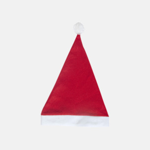 Tomteluvor i många färger med reklamtryck