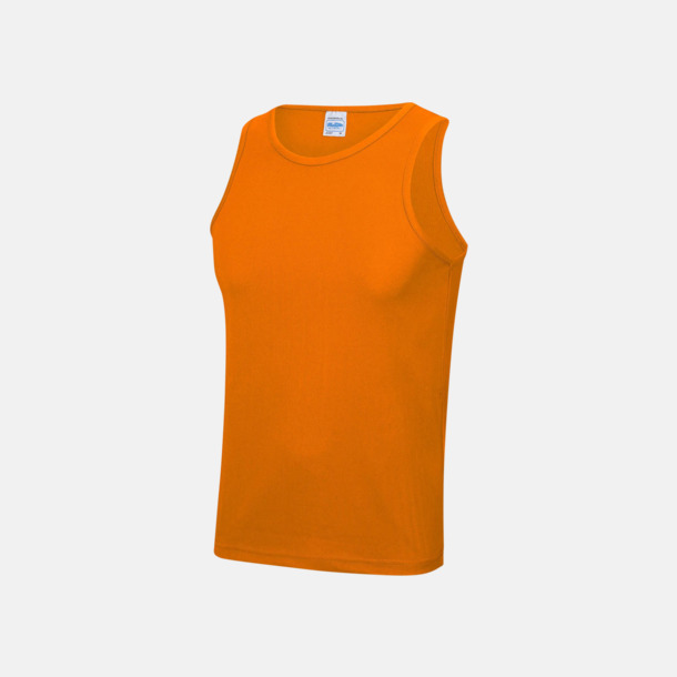 Orange Crush (unisex) Enfärgade funktionslinnen i unisex-, dam & barnmodell med reklamtryck