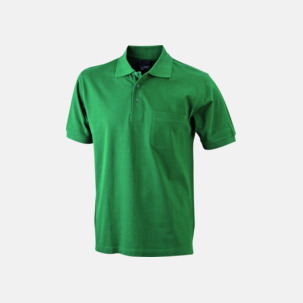 Fickförsedda pikétröjor med reklamtryck