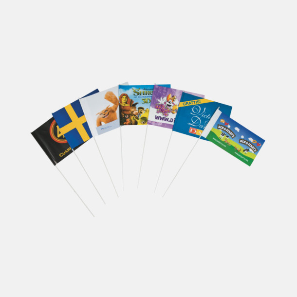  Pappersflaggor med tryck