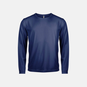 Sport t-shirts med långa ärmar för män - med reklamtryck