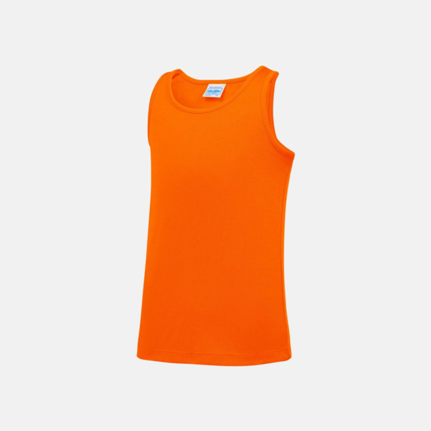 Electric Orange (barn) Enfärgade funktionslinnen i unisex-, dam & barnmodell med reklamtryck