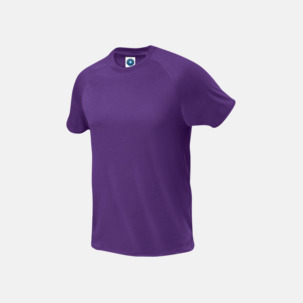 Funktions t-shirts i herr- & dammodell med reklamtryck