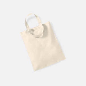 Mediumstor bomullspåse med eget tryck