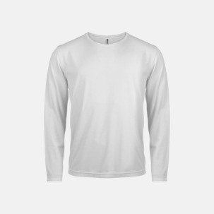 Sport t-shirts med långa ärmar för män - med reklamtryck