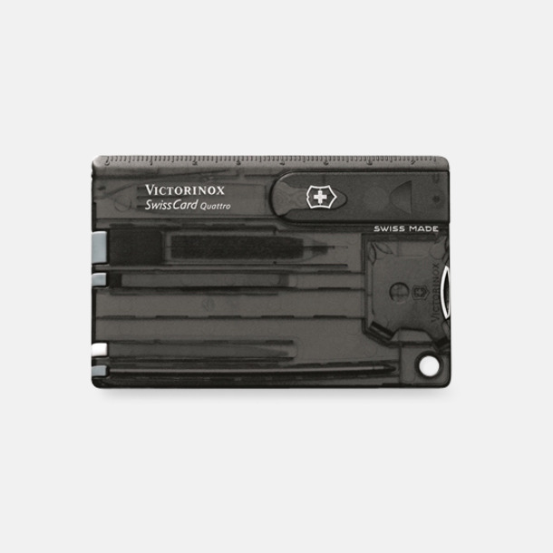 Transparent Svart Victorinox SwissCard Quattro