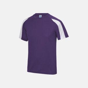 Tvåfärgade sport t-shirts för barn & vuxna - med reklamtryck