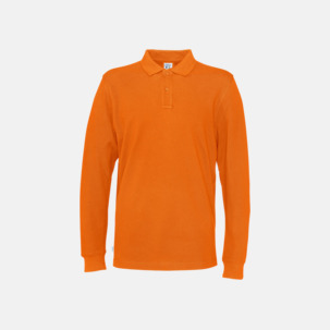 Longsleeve eko & Fairtrade pikéer med logo