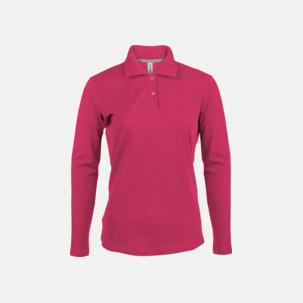 Långärmade dampikéer i många färger med reklamtryck