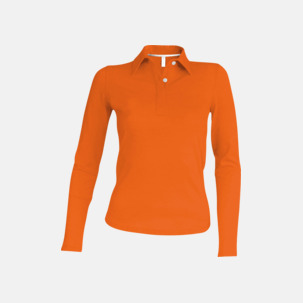 Långärmade dampikéer i många färger med reklamtryck