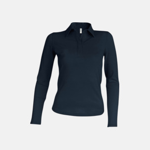 Långärmade dampikéer i många färger med reklamtryck