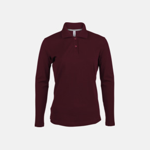 Långärmade dampikéer i många färger med reklamtryck