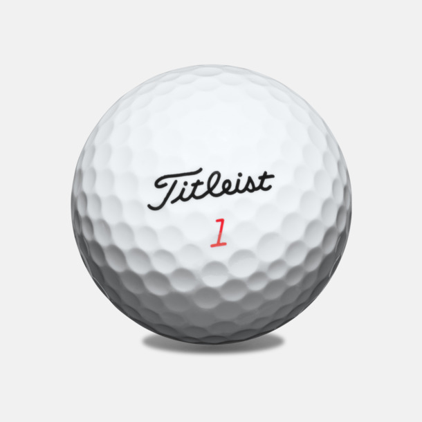 Vit Titleist Trufeel - Golfbollar med reklamtryck