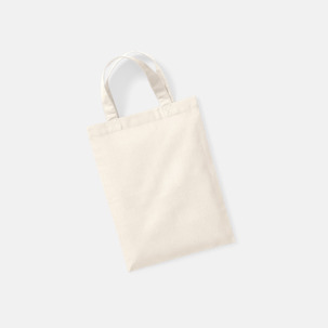 Små presentpåsar i bomull med reklamtryck