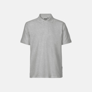 Fairtrademärkta pikétröjor i herr- och dammodeller med brodyr