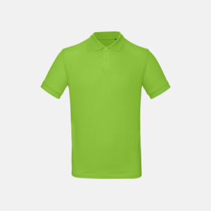 Neutrala eko pikéer med reklamtryck