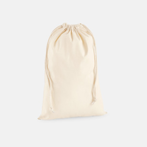 Premium bomullspåsar i flera storlekar - med reklamtryck