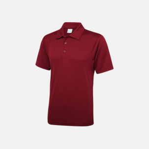 Färgglada pikétröjor med reklamtryck