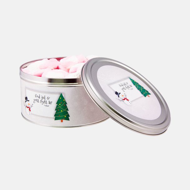 Skumtomtar (gammalt motiv) Plåtburk med eget tryck