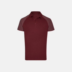 2-tonade pikétröjor med reklamtryck