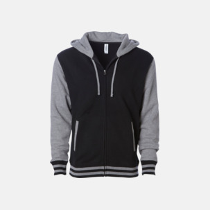 Unisex varsity huvtröjor med reklamtryck