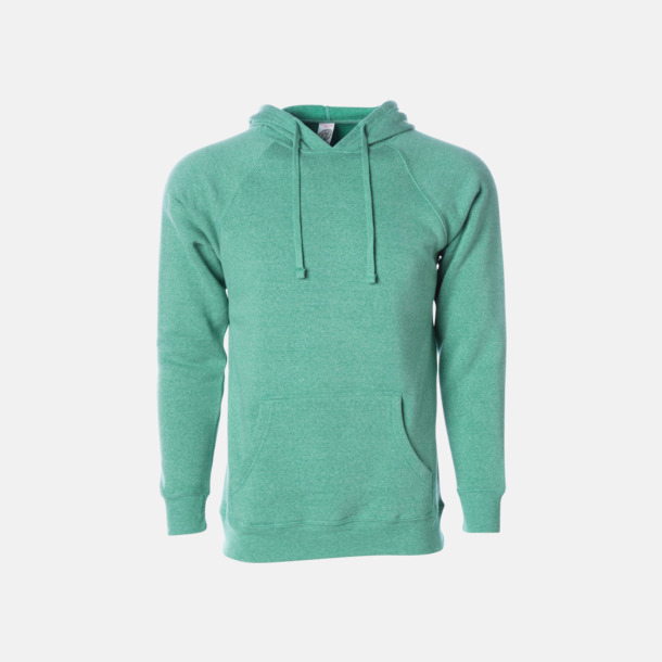 Sea Green Unisex huvpullovers med reklamtryck