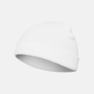Normallånga eller långa beanies med reklamlogo