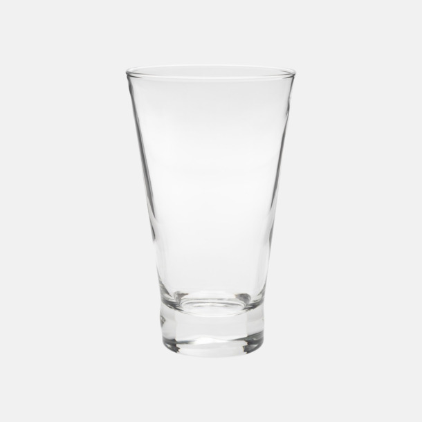 Transparent Unika glas med reklamtryck