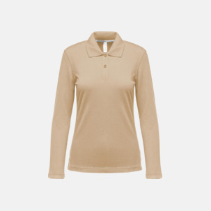 Långärmade dampikéer i många färger med reklamtryck