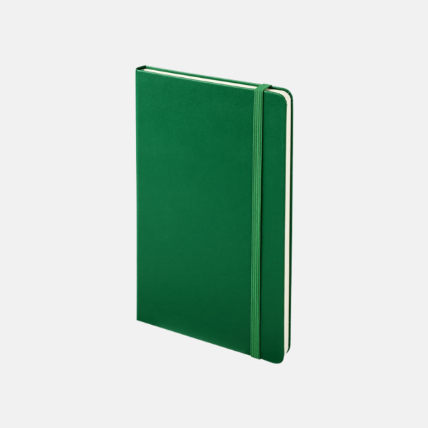 Oxide Green (ruled) Moleskines stora anteckningsböcker (ca A5) med linjerade eller rutade sidor - med reklamtryck