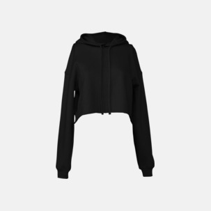 Korta dam luvtröjor med reklamtryck