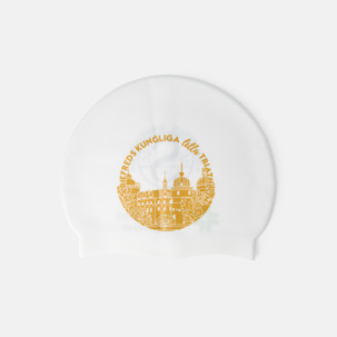 Simmössor i spandex med reklamtryck