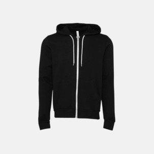 Blixtlåsförsedda unisex huvtröjor med reklamtryck