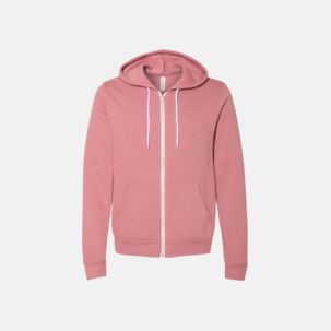 Blixtlåsförsedda unisex huvtröjor med reklamtryck