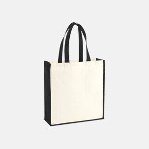 2-färgade premium bomullspåsar med reklamtryck