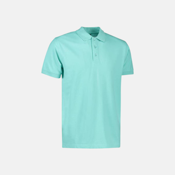 Mint (herr) Stretchiga pikéer med reklamtryck