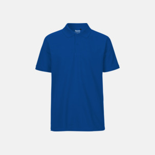 Fairtrademärkta pikétröjor i herr- och dammodeller med brodyr