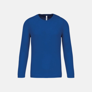 Sport t-shirts med långa ärmar för män - med reklamtryck