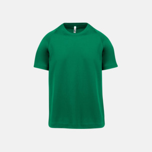 Funktions t-shirts i många färger för barn - med reklamtryck