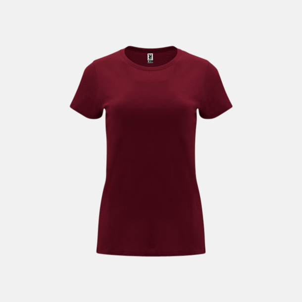 Garnet Red Premium dam t-shirts med reklamtryck