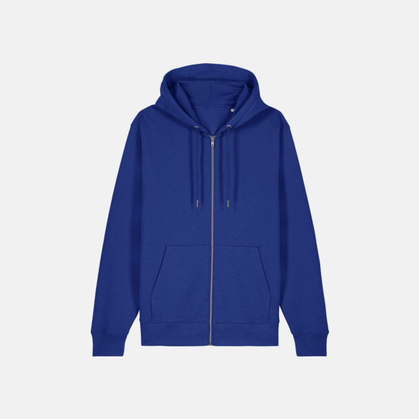 Worker Blue Unisex hoodie från Stanley & Stella med screentryck